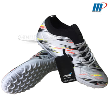Giày bóng đá Mitre MT-160930 bạc đen